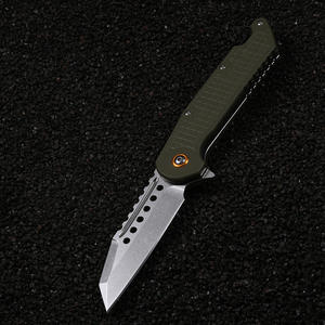 Manico personalizzato in alluminio nero all'ingrosso in acciaio inox tasca tattica all'aperto caccia campeggio sopravvivenza coltello pieghevole - Product Image 4