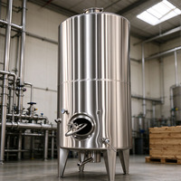 Garantie 5 ans, réservoir en acier inoxydable 304 de 500-50000 L, 800 kg, pour la propagation de levure de bière avec agitateur à entrée supérieure et entraînement par engrenages