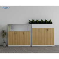 Nouveau design de classeur de bureau en bois étagère de fond armoire murale/de sol avec panneau en bois pour le stockage de données