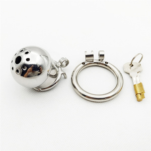 男性不锈钢公鸡笼带带刺防脱环贞洁装置环带隐形新锁性玩具 - Product Image 6