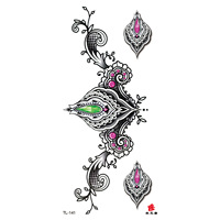 Corsage étanche tatouage papillon renard fabricants en gros temporaire sexe tatouage autocollants