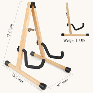 Supporto per chitarra pieghevole supporto in legno per chitarra classica - Product Image 5