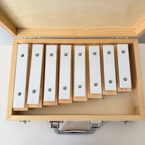 Instruments de percussion, <span class=keywords><strong>piano</strong></span> à plaques en aluminium 8 tons, instruments de percussion manuels pour enfants, xylophone - Product Image 4