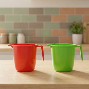 Eco-friendly PP <b>Plastic</b> 1 Litre Bathroom Mugs at Factory Price for Wholesale Bulk Orders - Product Image 1