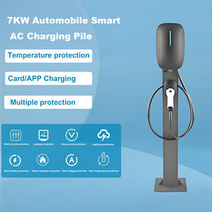 हॉट सेलिंग 7kw 14kw 32a प्रकार 2 दीवार वॉलपेपर घुड़सवार एसी चार्जर इलेक्ट्रिक वाहन चार्जिंग स्टेशन - Product Image 3