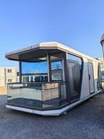 Casa Capsula Spaziale Impermeabile Prefabbricata con Finestra Panoramica per Siti Glamping