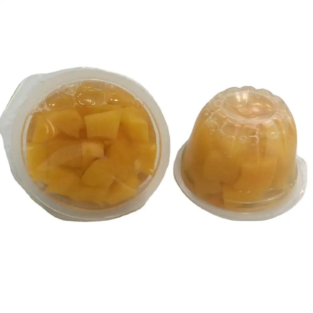 Canned peaches in fruit cup manufacturer peach in syrup