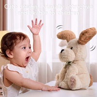 Jouets musicaux pour enfants Tumama, chiens en peluche à oreilles dansantes, peluches douces, chiots en peluche, tête qui se balance, musique interactive, jouets électroniques pour bébés