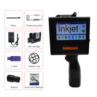 Imprimante à jet d'encre électrique portable, bouteilles en plastique, boîtes, pots, sacs, cartons, impression multi-surfaces, portable, sans fil, semi-automatique