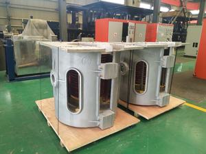 HONGTENG مصنع سعر 100 كجم الصلب الحديد الفولاذ المقاوم للصدأ الكهربائية فرن الصهر بالحث فرن - Product Image 4