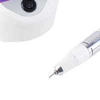 JSDA JD106H Outil de manucure professionnel portable, polisseuse à ongles, moteur électrique à balais 0-30000 tr/min, faible bruit, plastique, 100-240V 35W