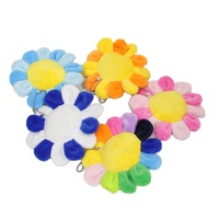 Caliente nuevo Takashi Murakami 12cm flor llavero personalizado suave Mini Animal de peluche de juguete al por mayor OPP embalaje para uso doméstico
