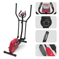 Vélo d'exercice elliptique magnétique HSM Factory pour un usage domestique avec résistance et programmes d'entraînement