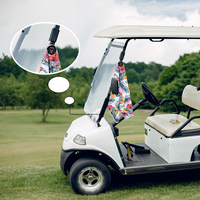 Stock de serviettes de golf en microfibre, prix de gros, serviettes de golf brodées, pince magnétique, serviette de golf gaufrée en microfibre magnétique