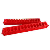 Mangeoire à bascule pour volailles, seau d'alimentation au sol pour poulets, canards, oies, 16 trous, mangeoire en plastique pour pigeons