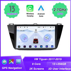 <span class=keywords><strong>Autoradio</strong></span> Android Écran tactile 2K GPS DSP Garantie 1 an pour VW <span class=keywords><strong>Tiguan</strong></span> <span class=keywords><strong>2017</strong></span>-2019 pour lecteur multimédia Image de véhicule 3D - Product Image 2