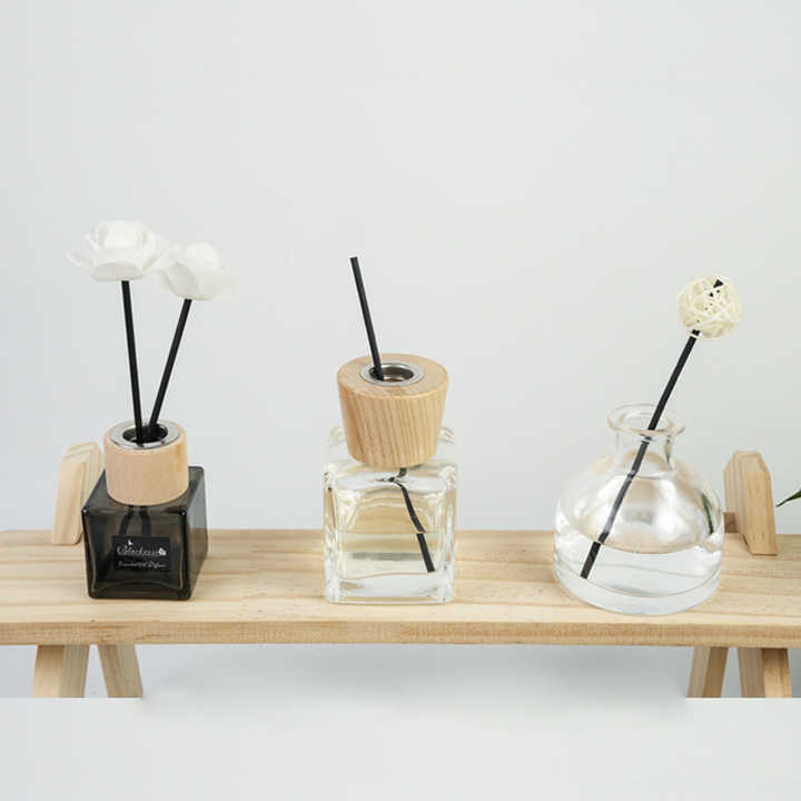 Custom Design Wooden Diffuser Caps Diffuser Wood Cap With Insert