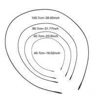 Lot de 13 paires d'aiguilles à tricoter circulaires détachables en oxyde d'aluminium violet de 10 cm pour le tricot manuel et les projets DIY