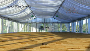 Tente démontable de mariage et de partie de <span class=keywords><strong>grande</strong></span> <span class=keywords><strong>bâche</strong></span> transparente de preuve de PVC à vendre - Product Image 6