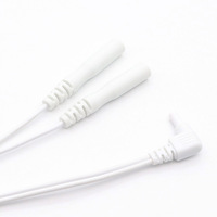 Coudière standard conforme à la norme DC2.35 fabriquée en usine avec broches de 2 mm pour câble adaptateur complet 1M blanc
