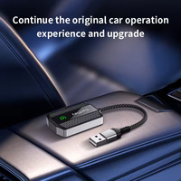 Adaptateur CarPlay sans fil pour Apple iPhone 2025 Dongle Control Plug Connection pour convertir l'adaptateur de voiture filaire en adaptateur de voiture sans fil