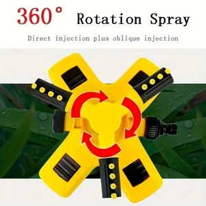 Aspersores Giratorios Automáticos de 360 Grados para Jardín, Césped y Patio, Sistema de Riego con Cobertura de Gran Área - Product Image 5
