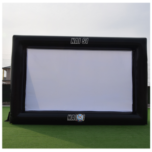 Écran de cinéma gonflable professionnel pour l'extérieur, en PVC personnalisé, pour les fêtes dans la cour, avec souffleur d'air - Product Image 1