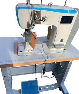 Machine à coudre industrielle à point noué, à entraînement direct, entièrement automatique, à une aiguille, à bras vertical - Product Image 3