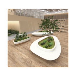 쇼핑몰 및 공원용 패션 디자인 인조석 화단 의자 - Product Image 1