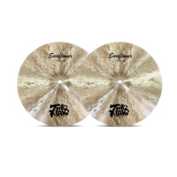 Ensemble de cymbales splash, hi-hat et ride en bronze de la série Sunflower de Tongxiang - Accessoires de batterie professionnels fabriqués à la main pour la performance