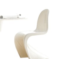 Chaise de salle à manger créative tendance style Alien-Pantone, en acrylique, moderne, minimaliste, non pliable, mobilier de maison