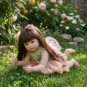 Muñeca <span class=keywords><strong>Reborn</strong></span> <span class=keywords><strong>de</strong></span> Silicona Suave <span class=keywords><strong>de</strong></span> Cuerpo Completo con Alas <span class=keywords><strong>de</strong></span> Mariposa, 55cm, Betty, Muñeca Recién Nacida, Juguete <span class=keywords><strong>de</strong></span> Baño para Niños, Regalo <span class=keywords><strong>de</strong></span> Cumpleaños para Niñas - Product Image 4