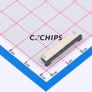 FPC-1.0AX-17PWCR-H25 FFC/FPC Connector SMD,P=1mm,Horizontal Mount Connector Drawer Type Bottom Contact 17P 1mm - Product Image 1