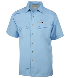 Chemises de randonnée de pêche d'été <span class=keywords><strong>anti</strong></span> <span class=keywords><strong>UV</strong></span> personnalisées pour hommes, nouvel arrivage - Product Image 2