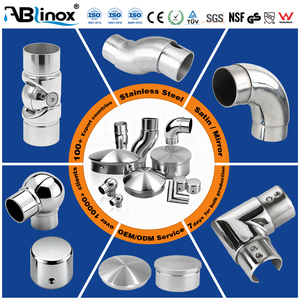 وصلة كوع قابلة للتعديل من الفولاذ المقاوم للصدأ 304 بزاوية <span class=keywords><strong>90</strong></span> درجة لنظام الدرابزين الدائري - Product Image 6