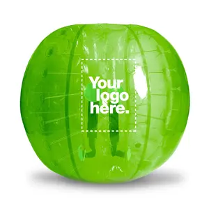 Ballon de football gonflable en pvc, LOGO personnalisé multicolore, antichoc pour corps humain, jeu, nouvelle collection