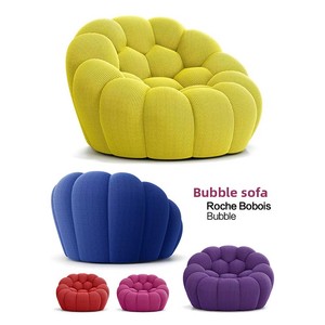 Canapé Sectionnel Simple à un Siège, Style Ballon <span class=keywords><strong>Bulle</strong></span>, en Tissu, de Luxe Léger, Création Arc, Designer Italien - Product Image 2