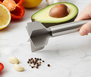 Triturador de carne de acero inoxidable con 6 cuchillas, herramienta para picar carne molida, machacador de patatas con mango, triturador de hamburguesas - Product Image 3