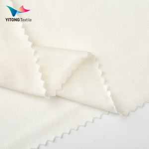 Tissu jersey mélangé écologique 150 GSM 90% Lyocell 10% Viscose de lait pour vêtements et <span class=keywords><strong>t</strong></span>-shirts, doux et respirant - Product Image 2