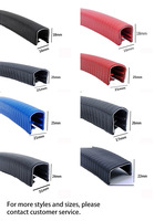 Bande d'étanchéité en caoutchouc EPDM Junuan en forme de U pour garniture de porte de voiture, joint d'étanchéité imperméable, protection de porte de voiture