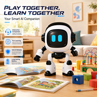 Robot Inteligente de Compañía Humanoide Blanco y Negro con Pantalla Expresiva para el Hogar, Oficina o Regalo, Precio de Fábrica