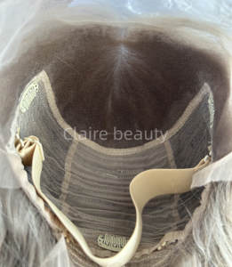 Perruques en dentelle suisse HD, perruques en cheveux humains européens, mèches blondes, vague corporelle, perruque en dentelle frontale pour femmes blanches - Product Image 2