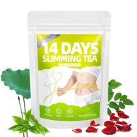 Té Adelgazante Rápido de 14 Días, Quema Grasa, Acelera el Metabolismo, Limpia y Desintoxica el Abdomen, Té Adelgazante para Desintoxicación, Pérdida de Peso y Abdomen Plano