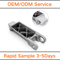 Support de connexion en aluminium moulé sous pression de haute précision, composants mécaniques industriels usinés sur mesure par CNC