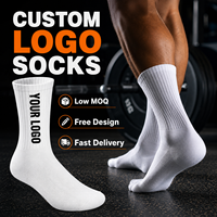 Chaussettes de sport personnalisées avec logo, rembourrées, pour l'entraînement en salle de sport – Offre spéciale