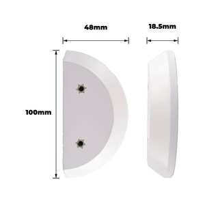 Manija de media luna de 100 mm para cabina, <span class=keywords><strong>sin</strong></span> acabado - Product Image 2