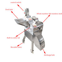 Aardappel snijlijn, aardappelverwerkingslijn, 3D snijmachine: snijdt gember, wortelen, bieten en aardappelen in blokjes