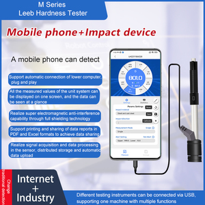 Durómetro Leeb Serie MLH350, Nuevo Tipo de Detector Inteligente, Durómetro Portátil Inteligente sin Necesidad de Host - Product Image 2