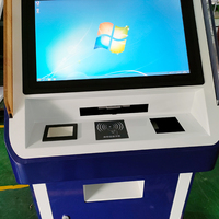 Kiosco de Autoservicio de Doble Pantalla, Terminal de Pedidos con Pantalla Táctil Interactiva, Máquina de Registro para Gobierno