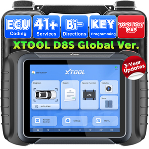 Nuevo XTOOL D8S, Lector de Códigos de Sistema Completo para Automóviles, Programador de Llaves, Escáner OBDII, Herramientas de Diagnóstico Automotriz Xtool, PK MK808 <span class=keywords><strong>CRP909E</strong></span> - Product Image 1